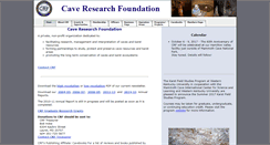 Desktop Screenshot of cave-research.org